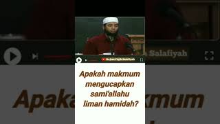 Download lagu Apakah makmum mengucapkan sami'allahu liman hamidah #shorts #ustadzkhalidbasalamah mp3 Download lagu Apakah makmum mengucapkan sami'allahu liman hamidah #shorts #ustadzkhalidbasalamah mp3