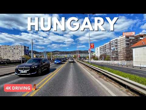Scenic Drive from Budapest to Visegrád | Danube Bend Road Trip in 4K