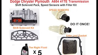 Dodge Chrysler Plymouth Eagle A604 41TE transmission solenoid bad? See BELOW⇊