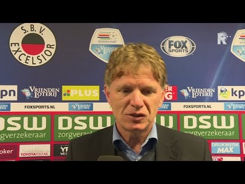 Fons Groenendijk na afloop van Excelsior - Heracles Almelo