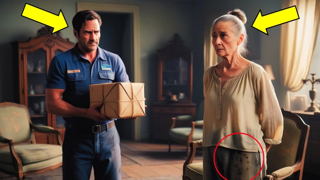 Delivery Man See Strange Marks on Elderly Woman's Pants, Enters Home and Calls 911