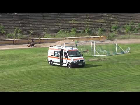 Speedway Braila, Campionatul National Individual 16.08.2023 Etapa I (mansa 3, crash Milen Manev)