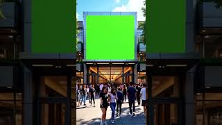 Download lagu Mall or Shop Front Billboard Green Screen Template #shorts mp3