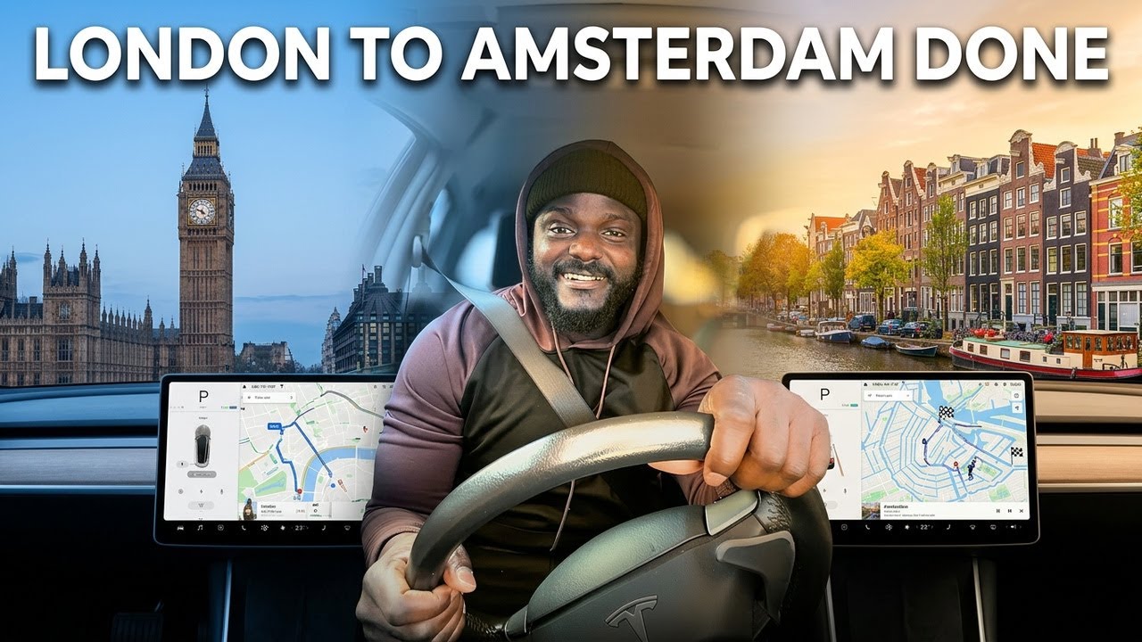 I Drove 4 Countries in 24 Hours in a Tesla!