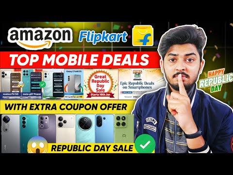 Flipkart Republic Day Sale 2026 - 30 Best Mobile Offers | Best Mobile Deals Amazon Republic Day Sale