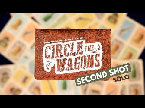 Circle the Wagons: Second Shot | Solo Board Game Tutorial and Playthrough (Review Copy Provided)