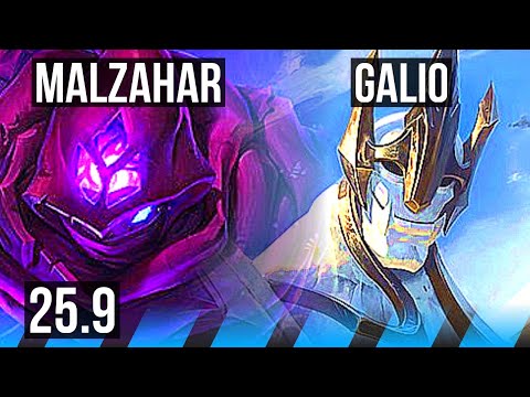 MALZAHAR vs GALIO (MID) | 4/1/16 | KR Challenger | 25.9