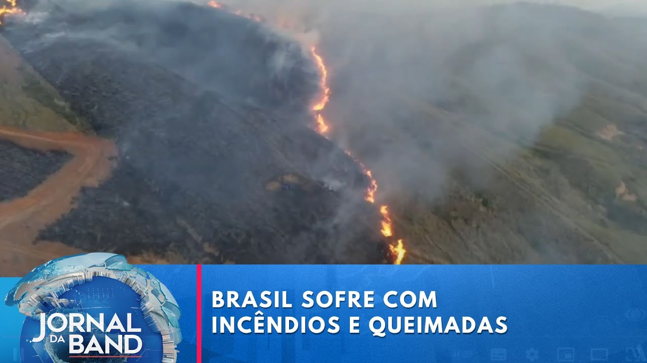 Brasil registra mais de 8 mil focos de incêndio nas últimas 48 horas | Jornal da Band