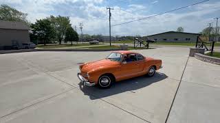 1972 Volkswagen Karmann Ghia Pulling In