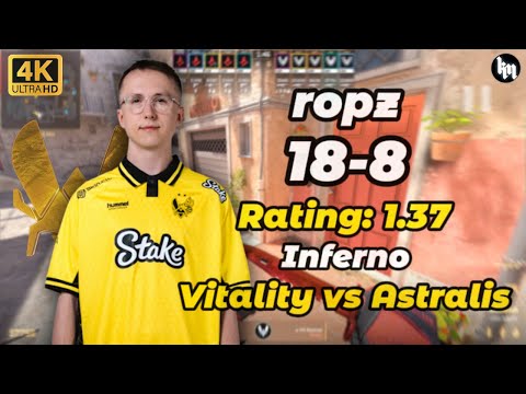 ropz (18-8) Vitality vs Astralis (Inferno) | IEM Chengdu 2025 #vitality #cs2 #ropz