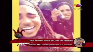 Ozuna cantando la canción de Toño Rosario &quot;Dale vieja dale&quot; - Los Dueños Del Circo