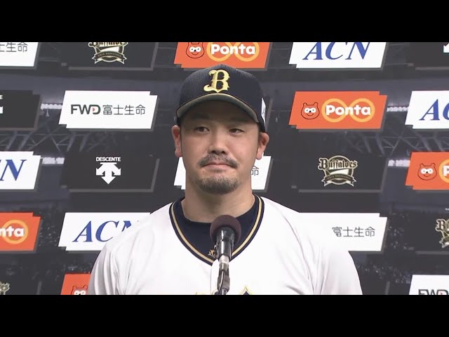 バファローズ・T-岡田選手ヒーローインタビュー 10/23 B-M