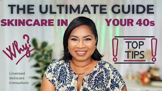 The Ultimate Guide to Skincare in Your 40s from a Licensed Skincare Consultant |Sheri Approved