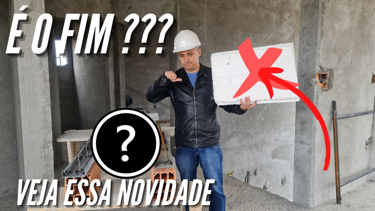 CHEGA de ISOPOR NA LAJE