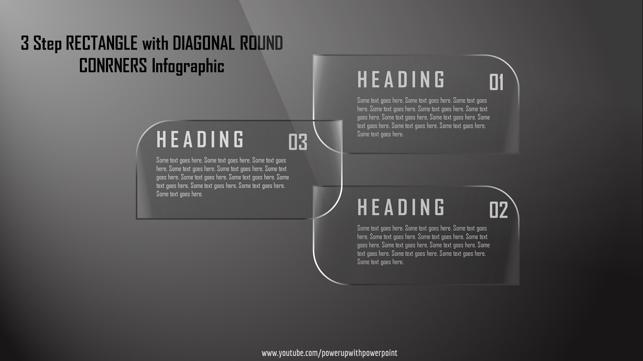 19.Create 3 Step RECTANGULAR Infographic|PowerPoint Presentation|Graphic Design|Free Template