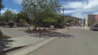 preview picture of video 'Historic Downtown Miami, Arizona in the Rear View, 20 July 2014, US 60 Highway, GP016624'