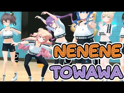 NeneneTowawa go full gremlin at the Hoshimatic 2nd streamed practice[Momosuzu Nene/Tokoyami Towa]