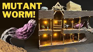 I made a super cool mutant worm diorama!