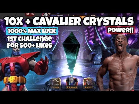 10x + CAVALIER TERRAX CRYSTAL OPENING! NEW CHALLENGE FOR 500 LIKES