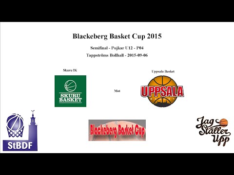 Skuru Basket (P04) mot Uppsala Basket - SEMI - 2015-09-06