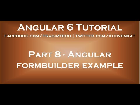 Angular formbuilder example
