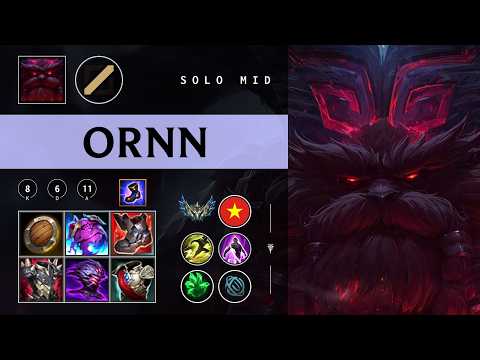 Ornn Mid vs Galio - VN Challenger Patch 26.04