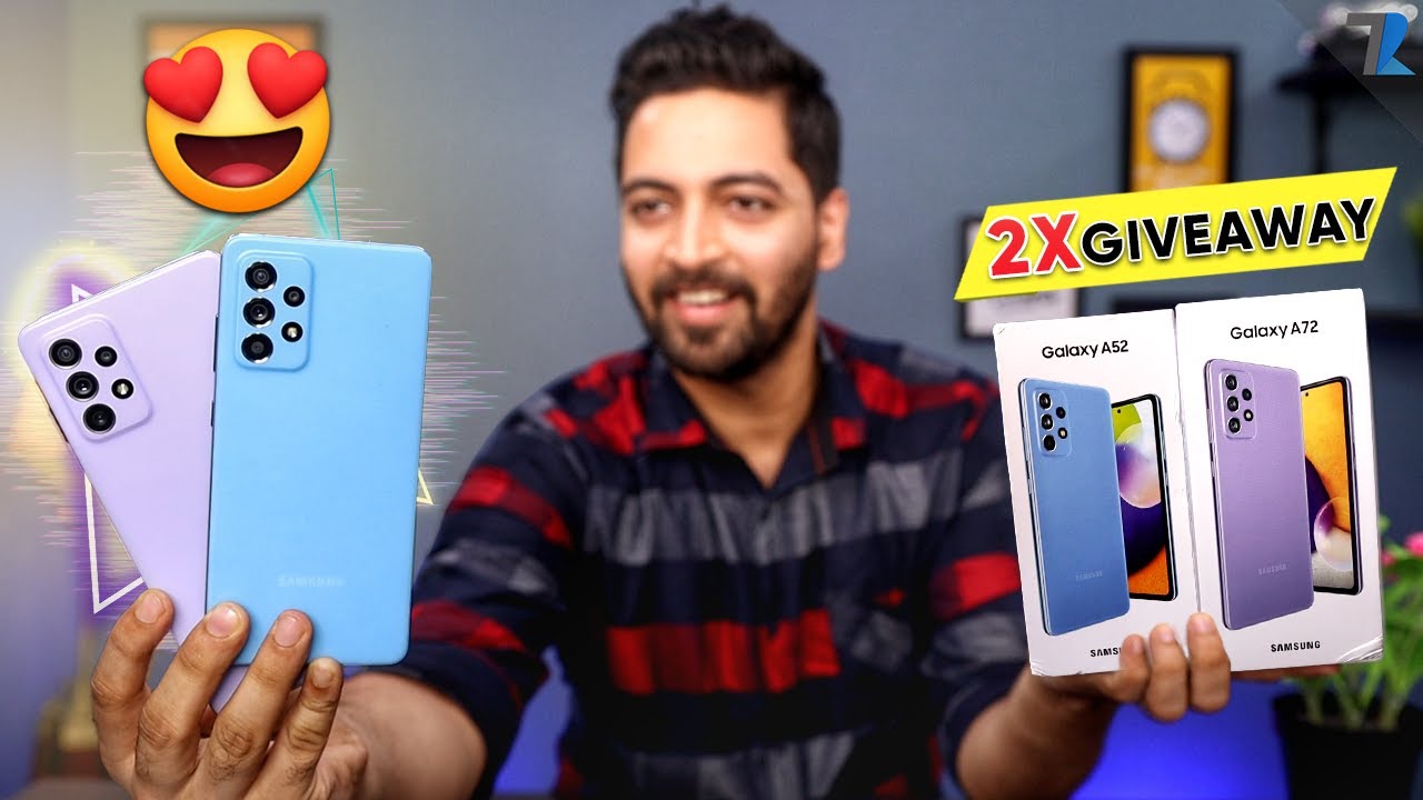 Samsung Galaxy A52 & A72 - Unboxing & Hands On | 90Hz Amoled | 64MP OIS | 5000 mAh | SD 720G