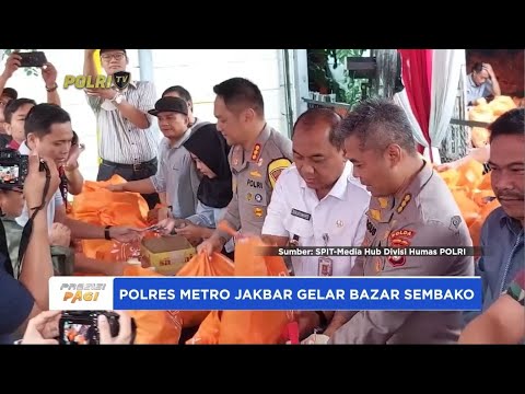 BAZAAR SEMBAKO POLRES JAKBAR DISERBU WARGA