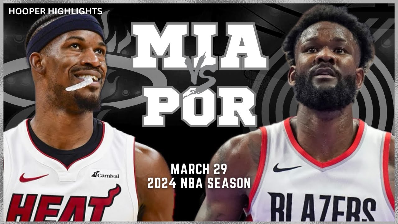 30.03.2024 | Miami Heat 142-82 Portland Trail Blazers