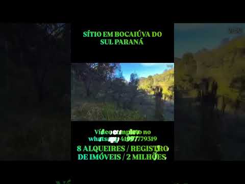 Sítio em Bocaiúva do Sul Paraná 41997779319