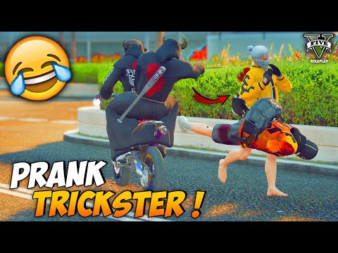 PRANK TRICKSTER SEMUA PENGEN NGEBUNUH ! - GTA V ROLEPLAY INDONESIA