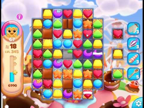 Cookie Jam Blast Level 345 - NO BOOSTERS 🍪 | SKILLGAMING ✔️