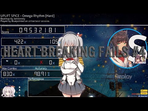 Osu! Heart Breaking Fails #4