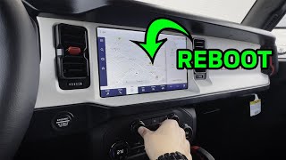 How to reboot the Ford Sync4 Media Screen