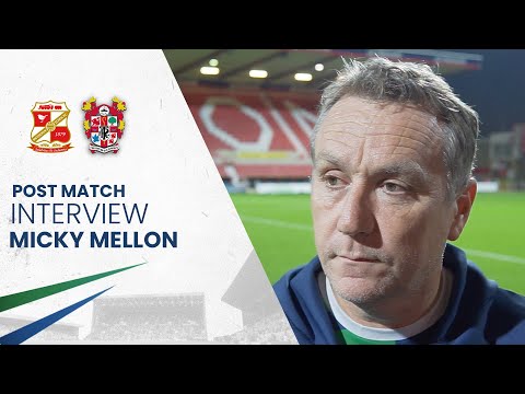 Post Match | Micky Mellon (Swindon Town)
