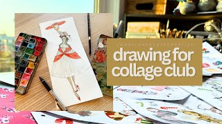 Drawing for Collage Club