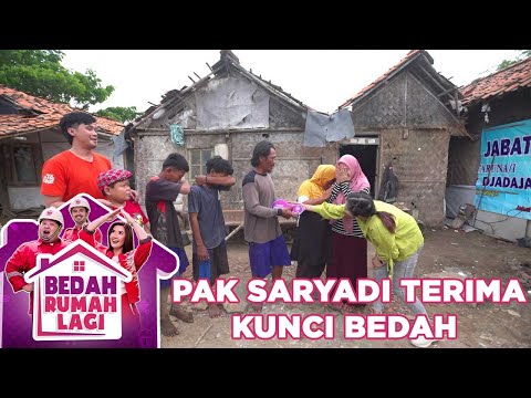 Tangis Haru Pak Saryadi Ketika Mendapat Kunci Bedah - Bedah Rumah Lagi