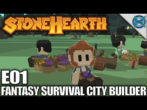 Stonehearth | Fantasy Survival City Builder | Let's Play Stonehearth Gameplay | S02E01