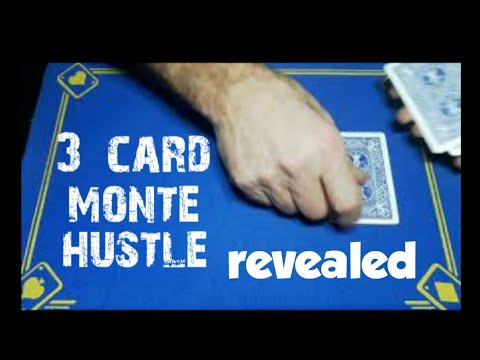 Roughed up 3 card montego card trick tutorial