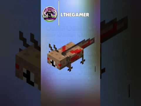 Terrifying Blood Axolotl in Minecraft