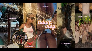 5 DAYS IN TULUM, MEXICO VLOG | CENOTE, BEACH, ZIPLINE, HORSEBACK RIDING, LUXURY VILLA