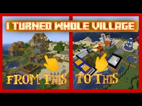 EPIC Minecraft Village Timelapse! 😱