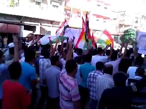 مظاهرة في مدينة عفرين في حلب في جمعة "أحرار الجيش"