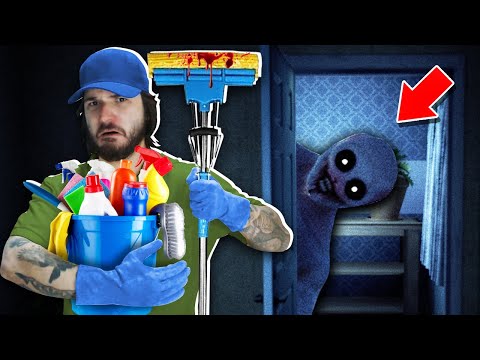 NUNCA LIMPE UMA CASA MAL ASSOMBRADA NO MEIO DA MADRUGADA! - Late Night Mop