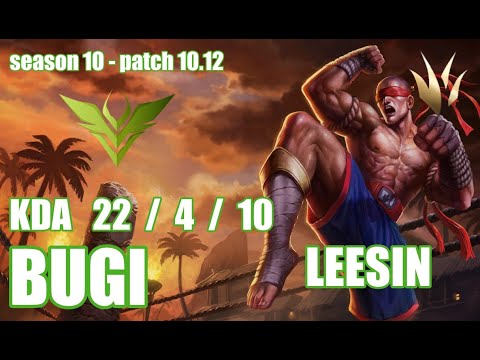 【韓国サーバー/M1】V3 BUGI リーシン(Leesin) VS エコー(Ekko) JG - Patch10.12 KR Ranked【LoL】