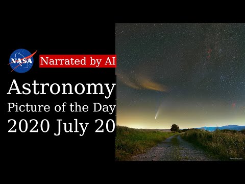 APOD: 2020-07-20 - Comet NEOWISE and Nebulae (Narrated by Emma)
