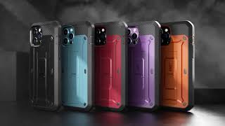 SUPCASE UB Pro Apple iPhone 12 / 12 Pro Hoesje Full Protect Zwart Hoesjes