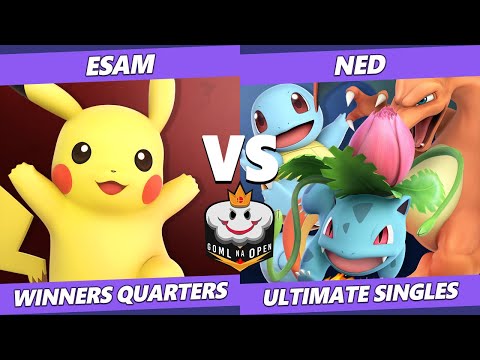 GOML NA Circuit Finale SSBU - ESAM (Pikachu) Vs. Ned (Pokemon Trainer) Smash Ultimate WQ