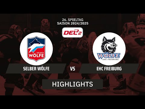 DEL2: Selber Wölfe vs. EHC Freiburg I Highlights - 26. Spieltag | SDTV Eishockey