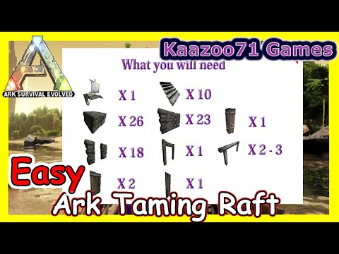 Ark Taming Raft Build 💥 - Ark Survival Evolved
